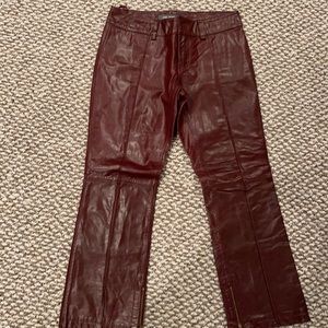 Gap Jeans Genuine Leather pants size 6